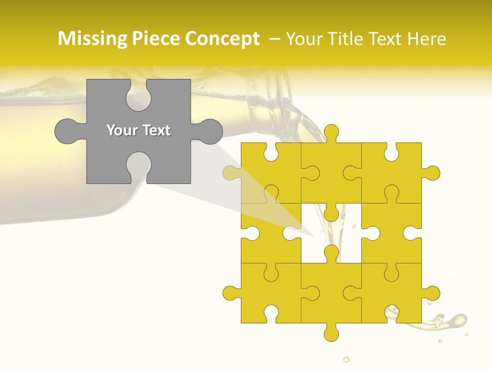 Oil Drop Liquid PowerPoint Template