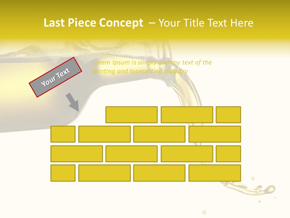 Oil Drop Liquid PowerPoint Template