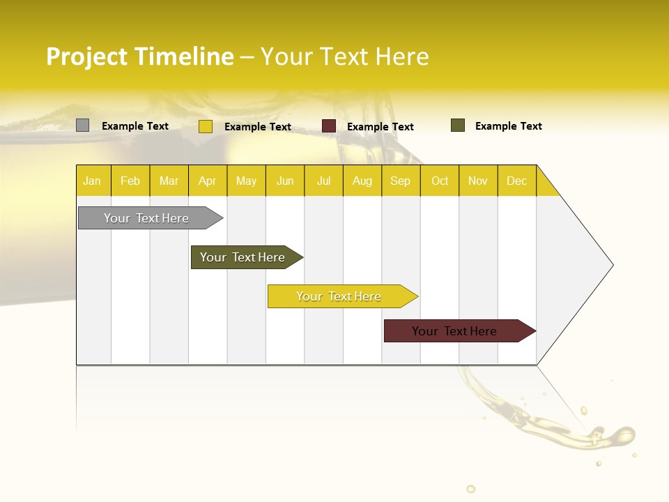 Oil Drop Liquid PowerPoint Template