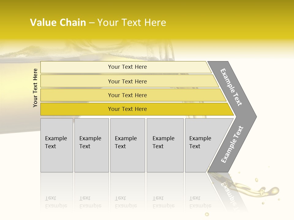 Oil Drop Liquid PowerPoint Template