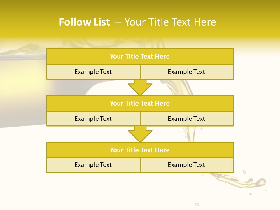 Oil Drop Liquid PowerPoint Template