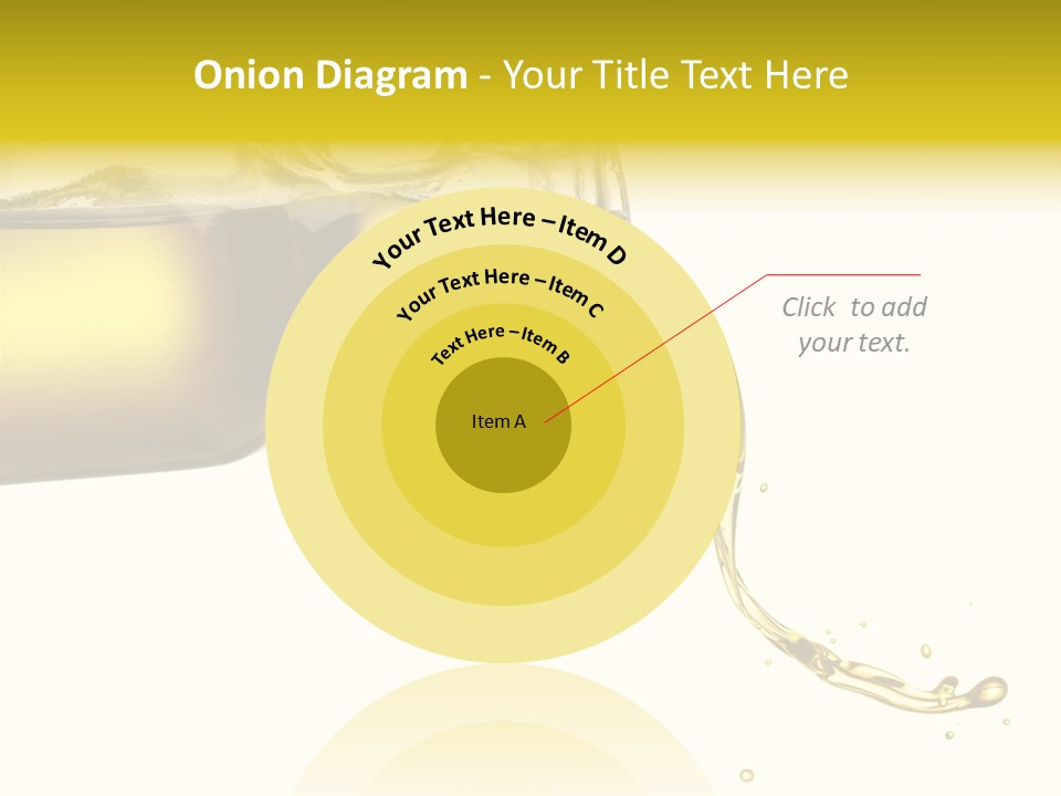 Oil Drop Liquid PowerPoint Template
