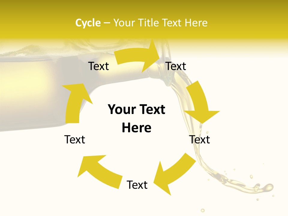 Oil Drop Liquid PowerPoint Template