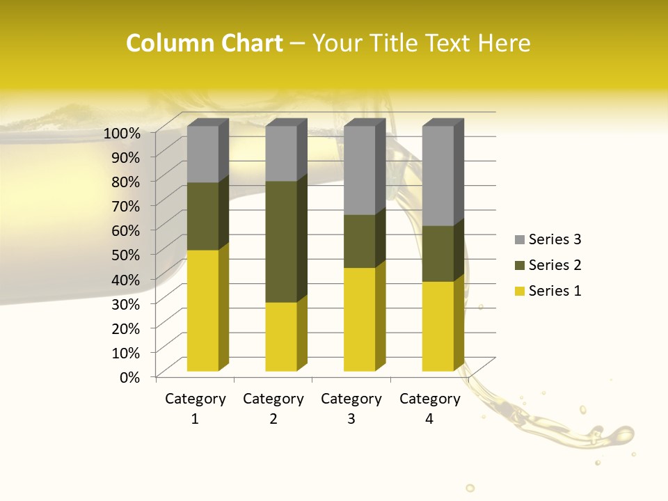 Oil Drop Liquid PowerPoint Template