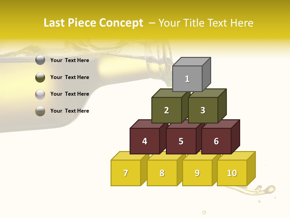 Oil Drop Liquid PowerPoint Template
