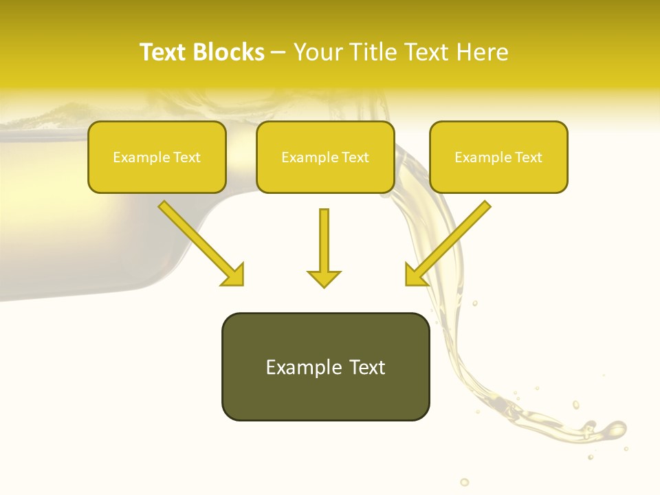 Oil Drop Liquid PowerPoint Template