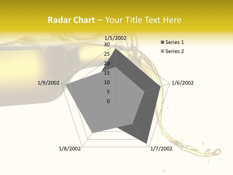 Oil Drop Liquid PowerPoint Template