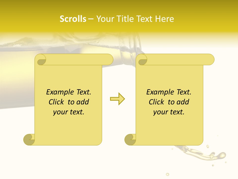 Oil Drop Liquid PowerPoint Template