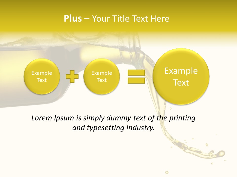 Oil Drop Liquid PowerPoint Template