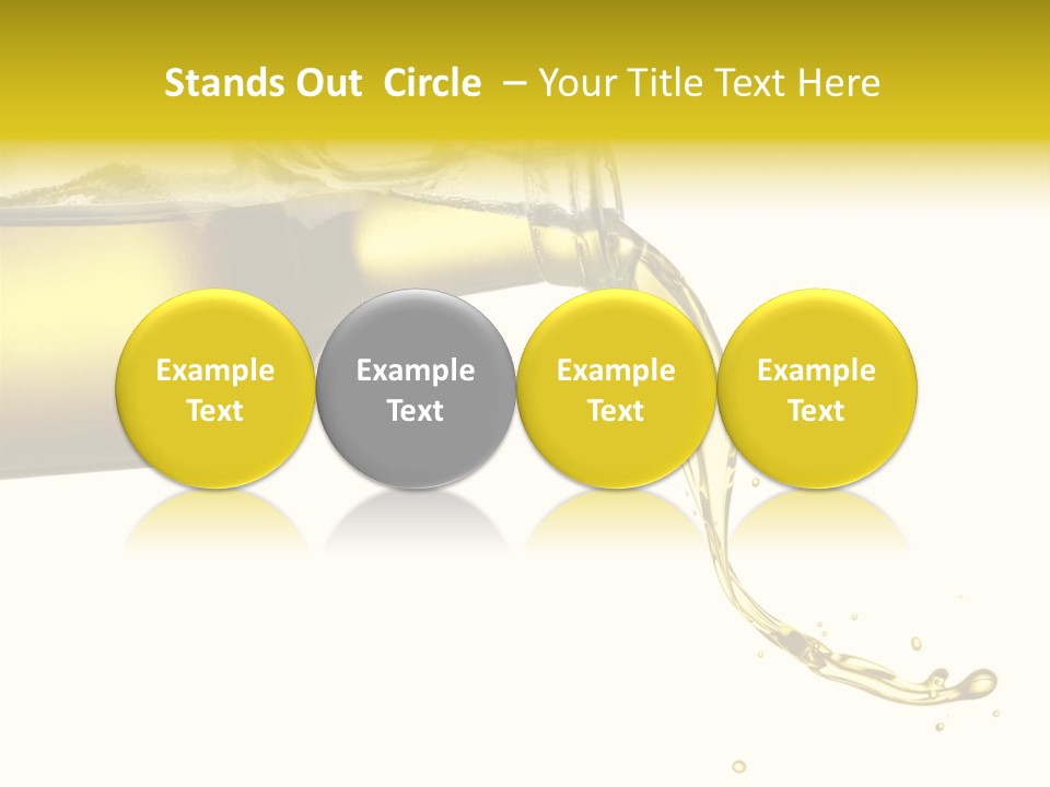 Oil Drop Liquid PowerPoint Template