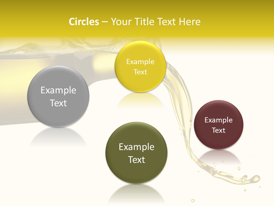 Oil Drop Liquid PowerPoint Template