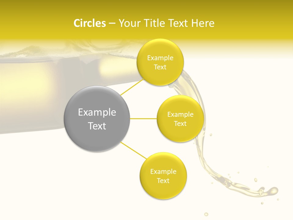 Oil Drop Liquid PowerPoint Template