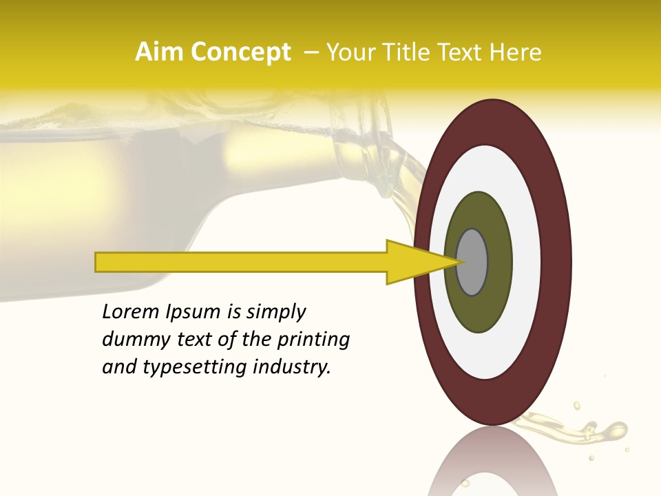 Oil Drop Liquid PowerPoint Template