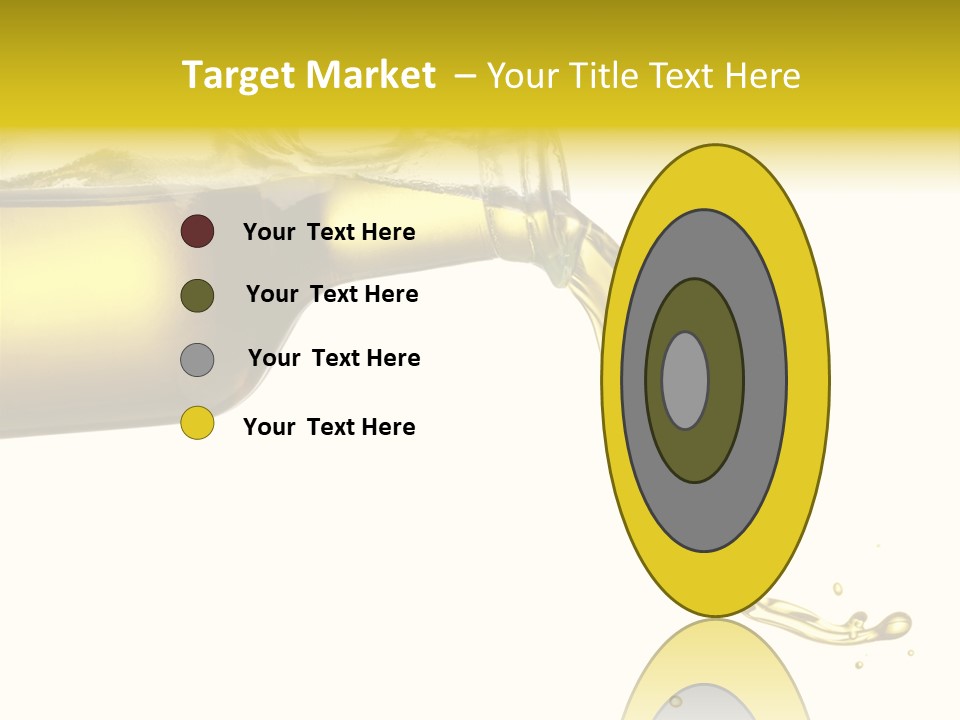 Oil Drop Liquid PowerPoint Template