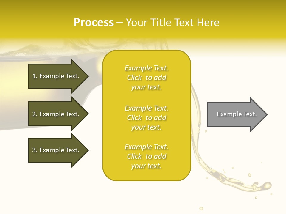 Oil Drop Liquid PowerPoint Template