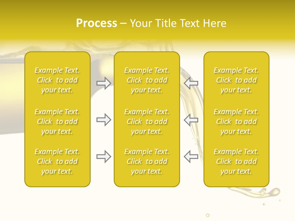 Oil Drop Liquid PowerPoint Template