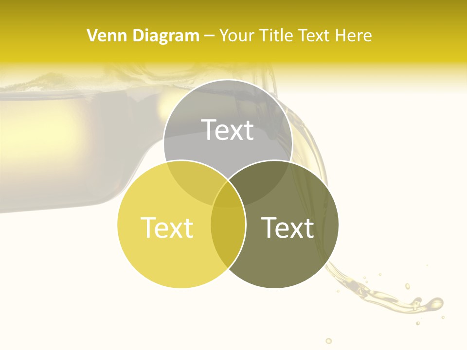 Oil Drop Liquid PowerPoint Template