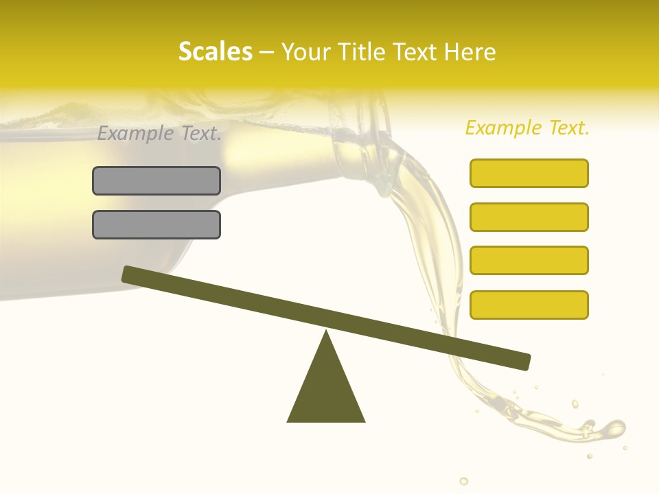 Oil Drop Liquid PowerPoint Template