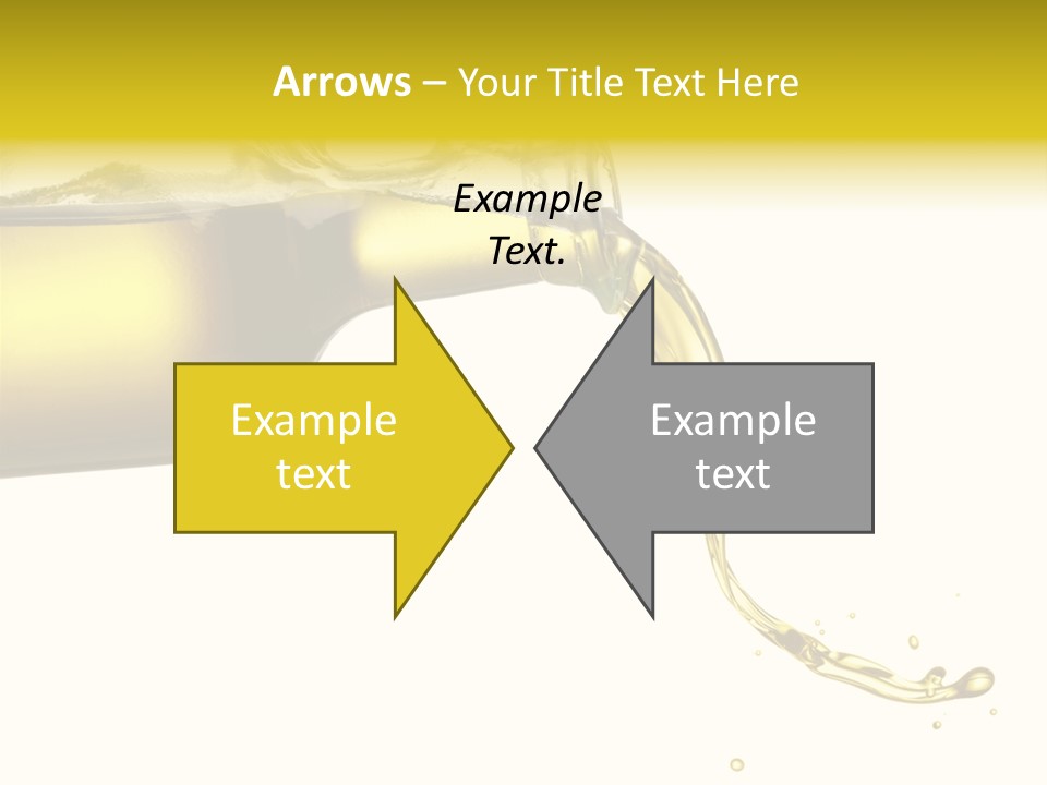 Oil Drop Liquid PowerPoint Template
