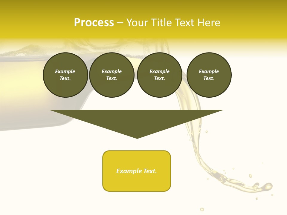 Oil Drop Liquid PowerPoint Template