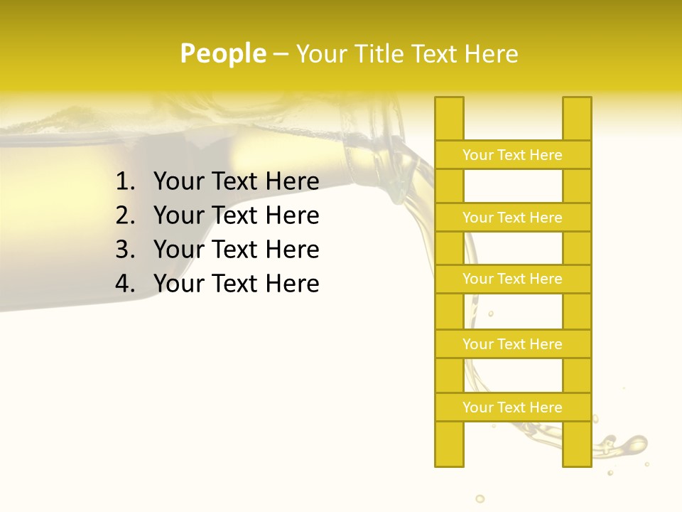 Oil Drop Liquid PowerPoint Template