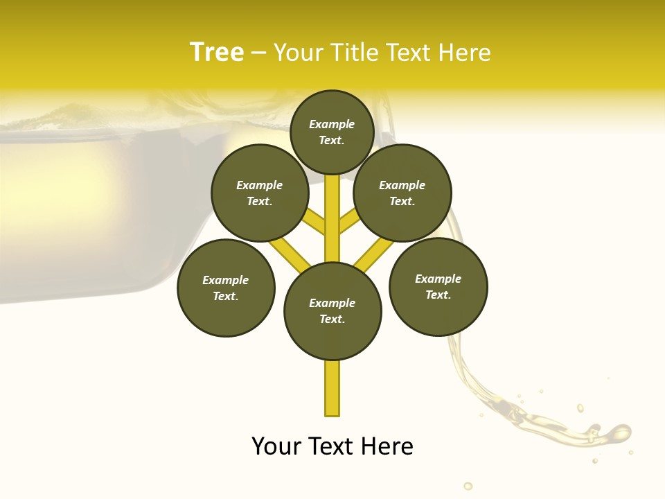 Oil Drop Liquid PowerPoint Template
