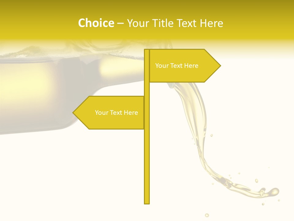 Oil Drop Liquid PowerPoint Template