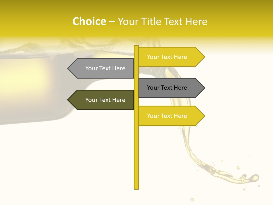Oil Drop Liquid PowerPoint Template