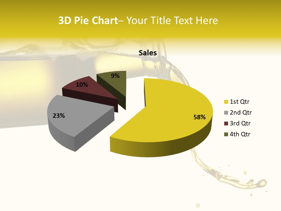 Oil Drop Liquid PowerPoint Template