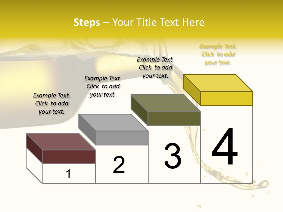 Oil Drop Liquid PowerPoint Template