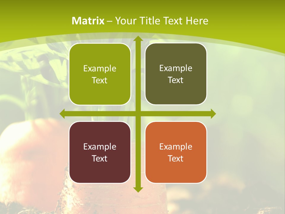 Crop Idyll Garden PowerPoint Template