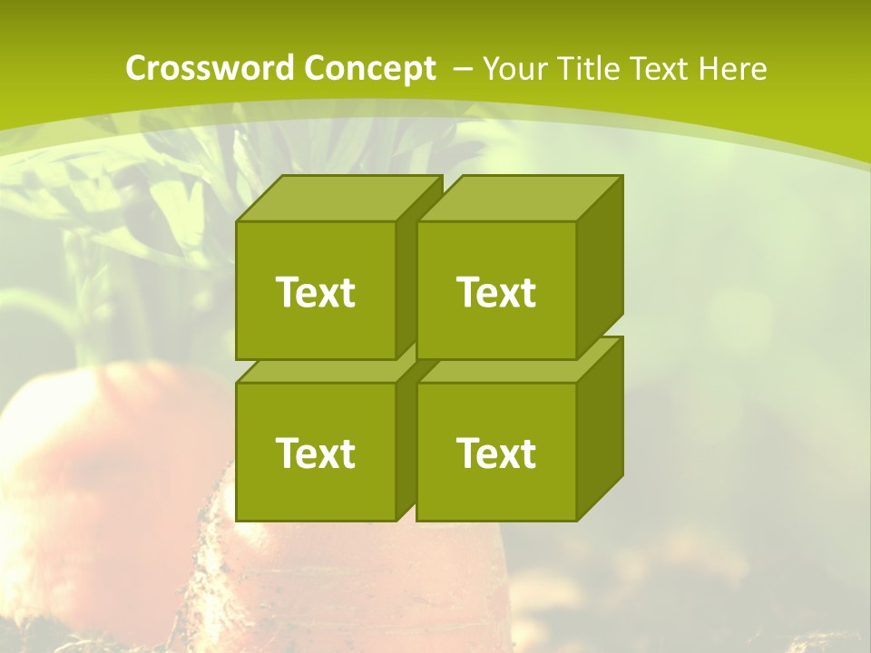 Crop Idyll Garden PowerPoint Template
