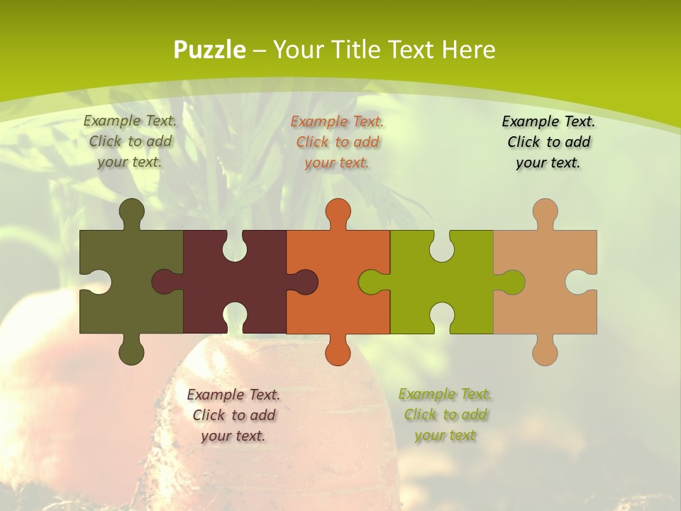 Crop Idyll Garden PowerPoint Template