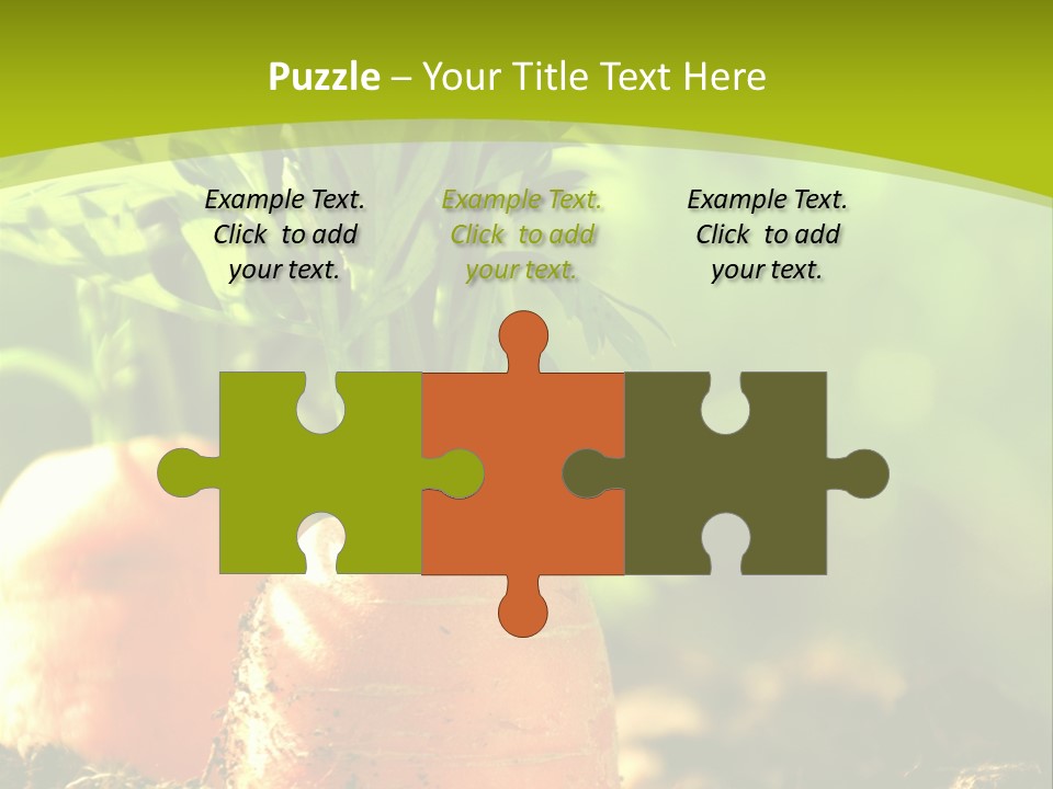 Crop Idyll Garden PowerPoint Template