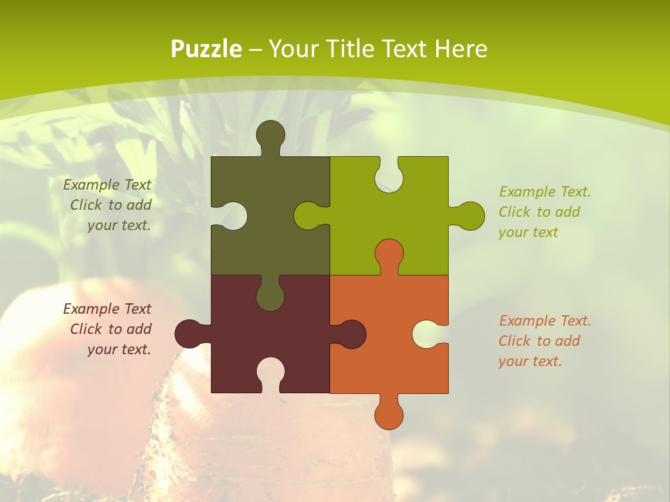 Crop Idyll Garden PowerPoint Template