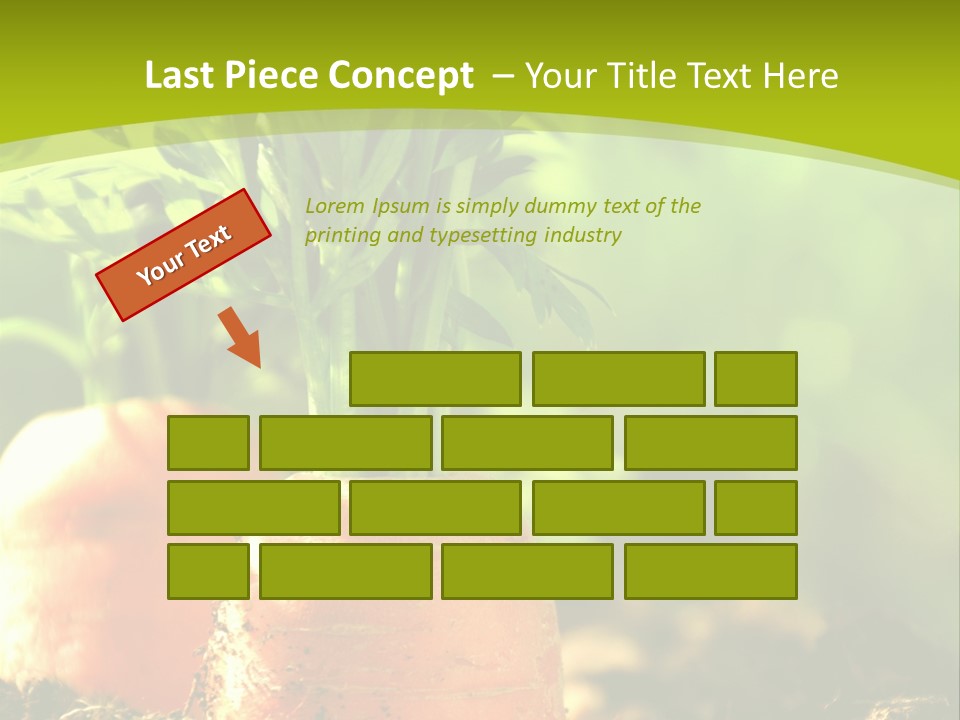 Crop Idyll Garden PowerPoint Template