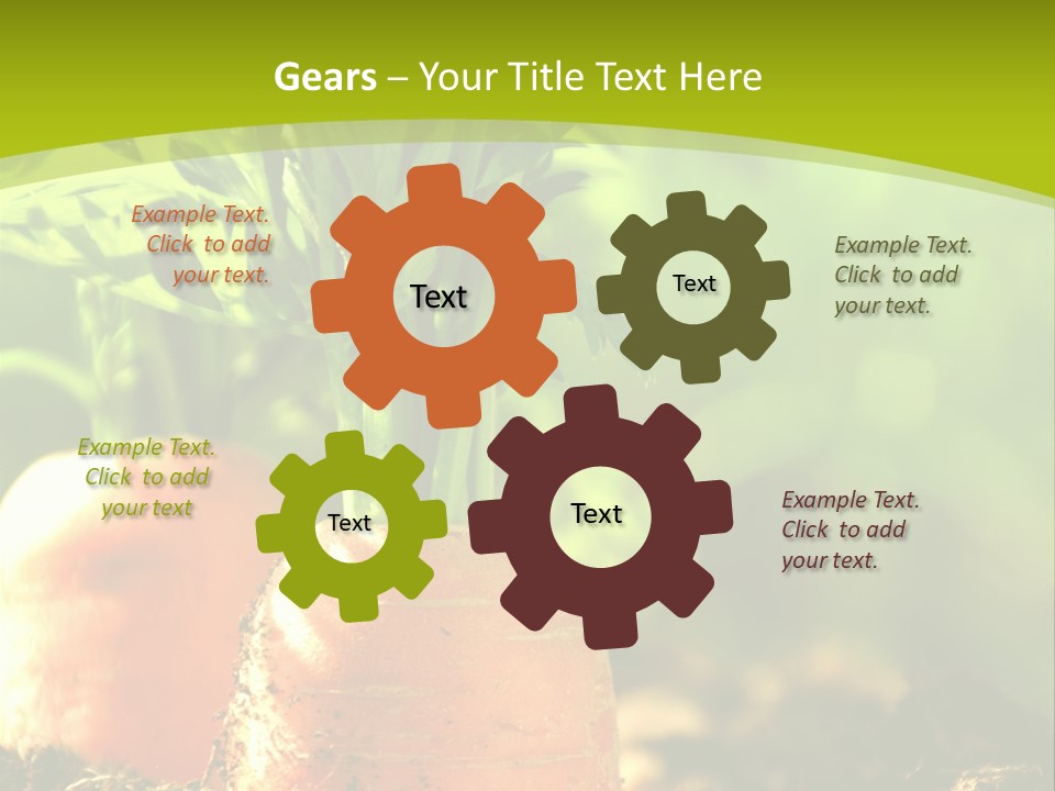 Crop Idyll Garden PowerPoint Template