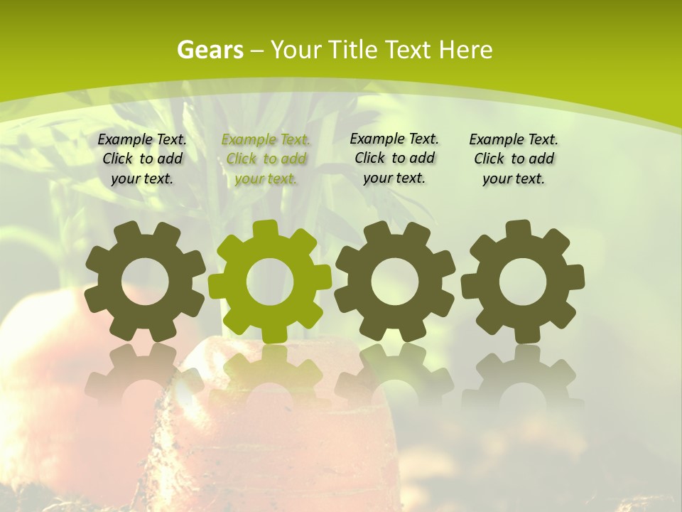 Crop Idyll Garden PowerPoint Template