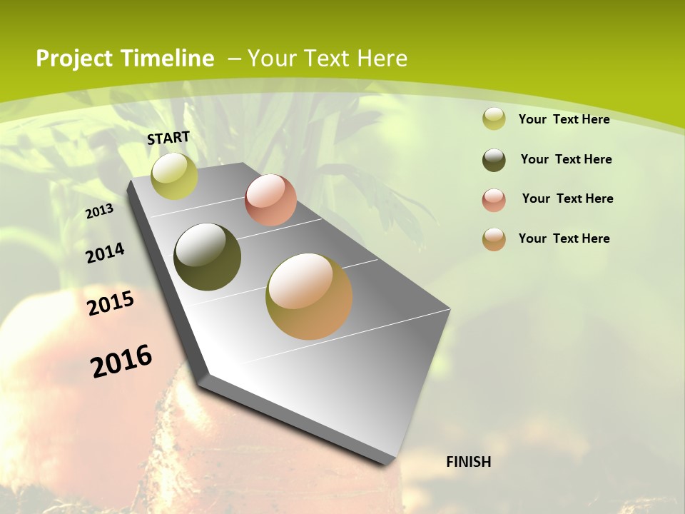 Crop Idyll Garden PowerPoint Template