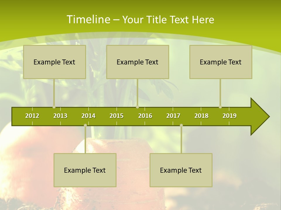 Crop Idyll Garden PowerPoint Template