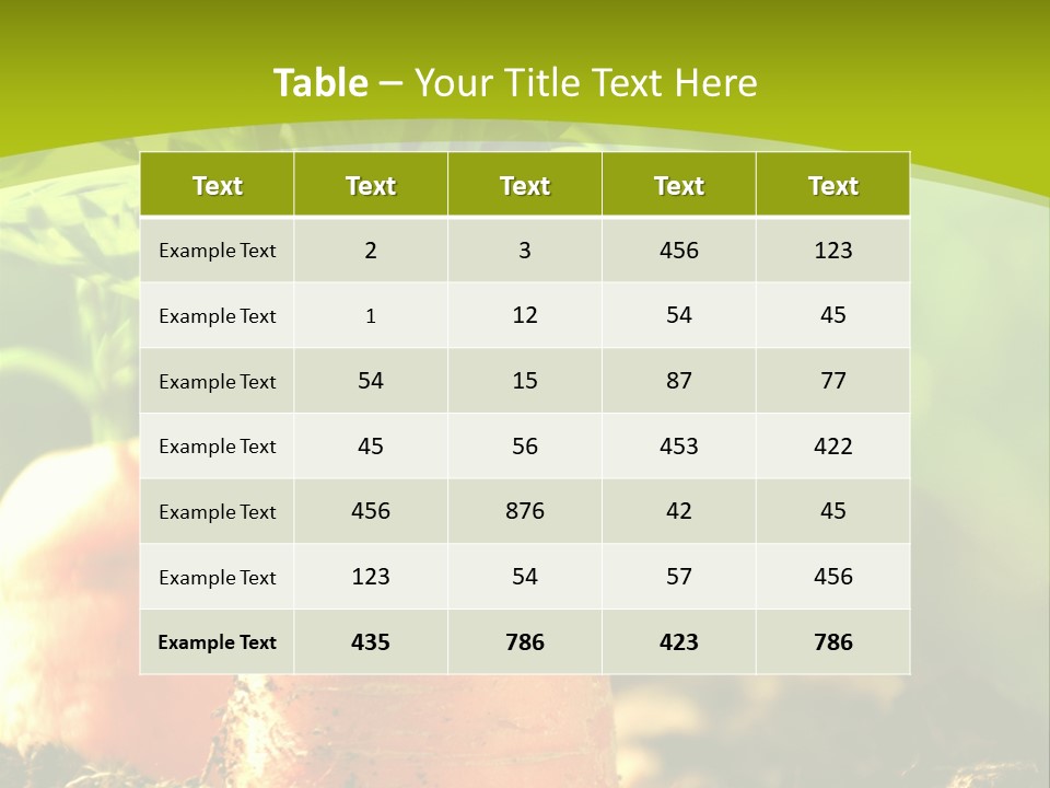 Crop Idyll Garden PowerPoint Template