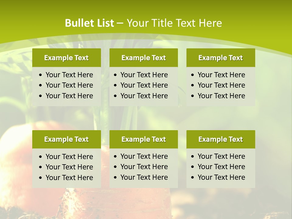 Crop Idyll Garden PowerPoint Template