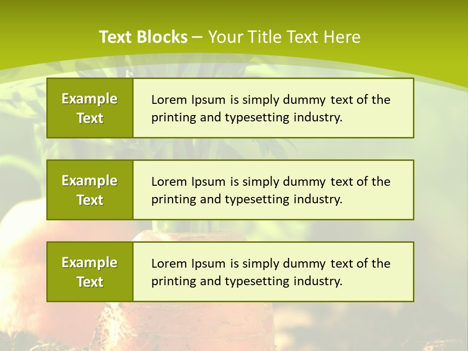 Crop Idyll Garden PowerPoint Template