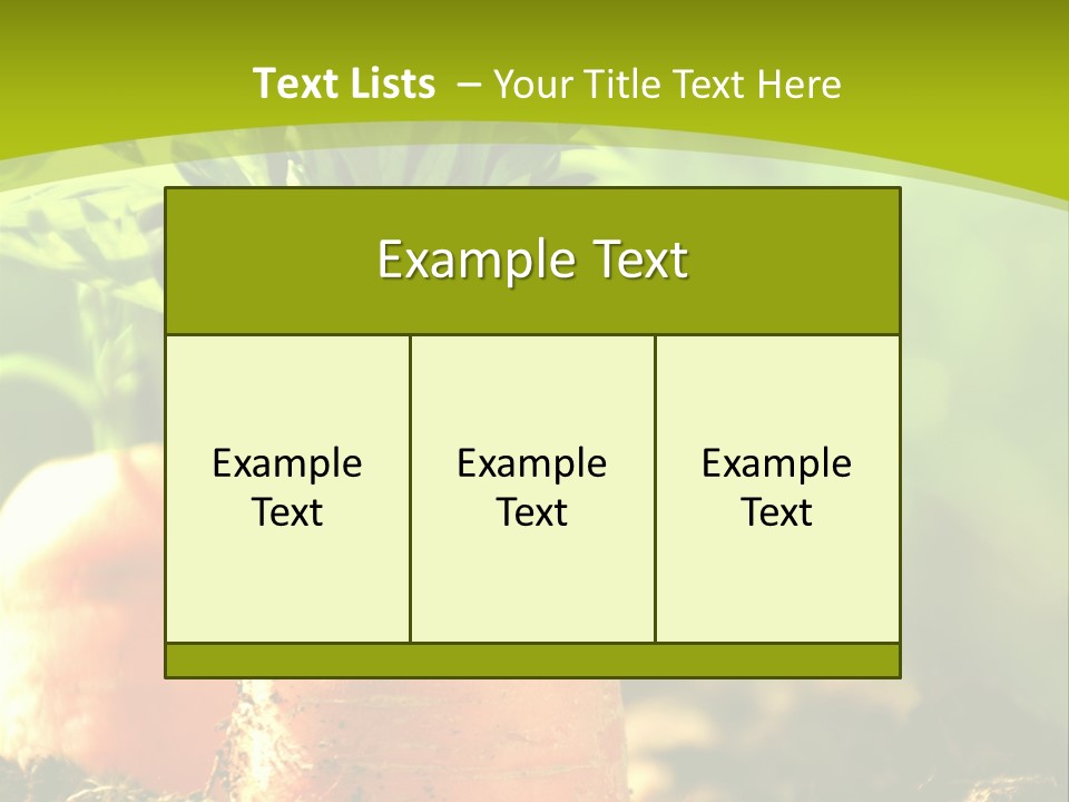 Crop Idyll Garden PowerPoint Template