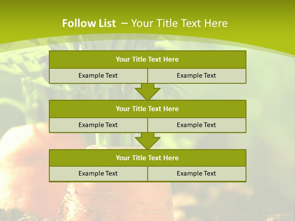 Crop Idyll Garden PowerPoint Template