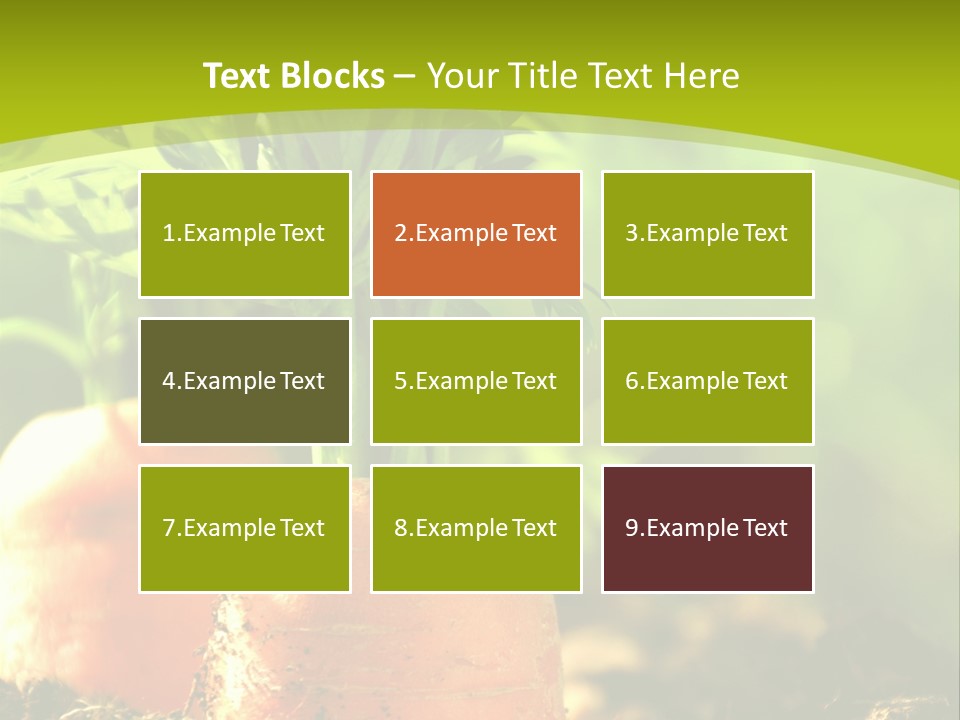 Crop Idyll Garden PowerPoint Template