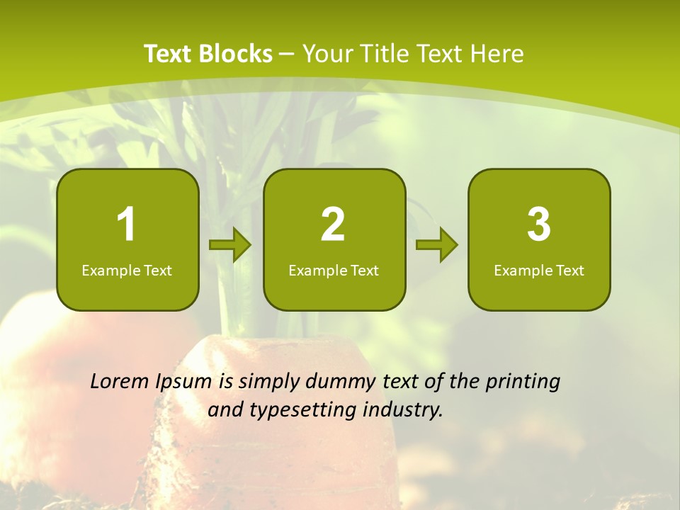 Crop Idyll Garden PowerPoint Template