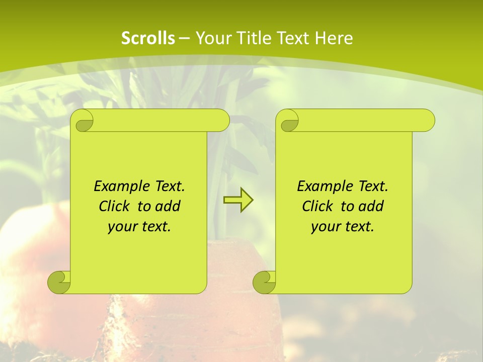 Crop Idyll Garden PowerPoint Template