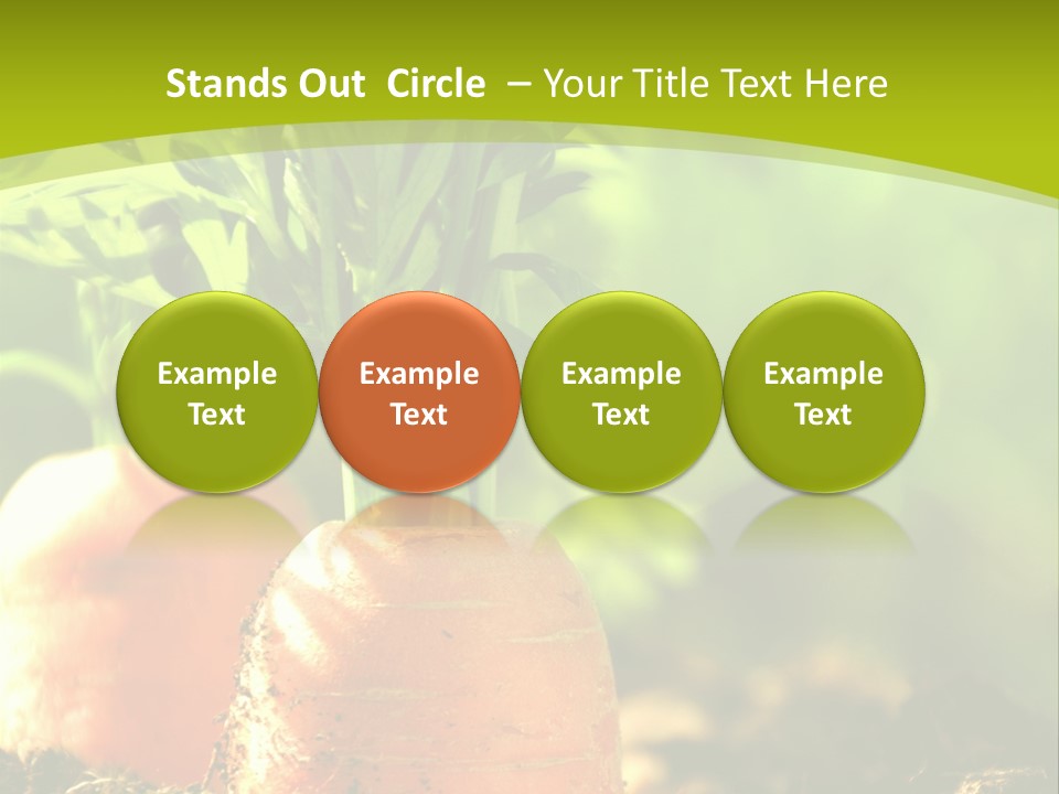 Crop Idyll Garden PowerPoint Template
