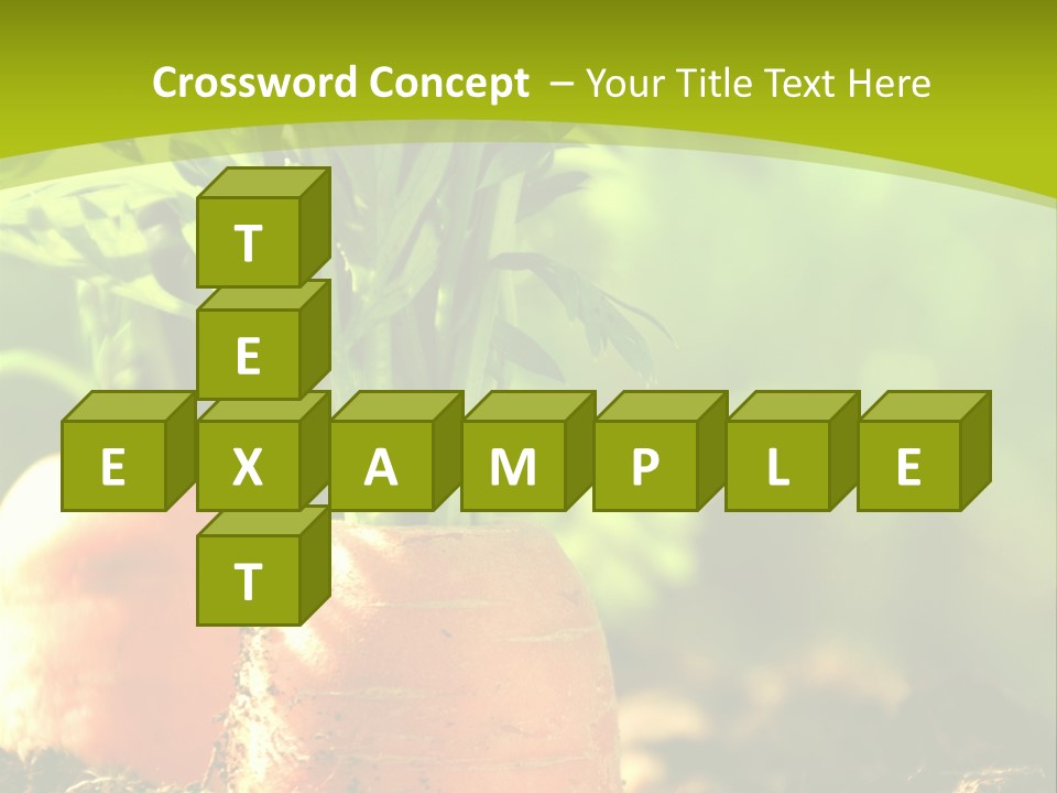 Crop Idyll Garden PowerPoint Template